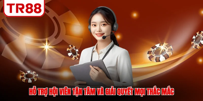 Hỗ trợ hội viên tận tâm và giải quyết mọi thắc mắc