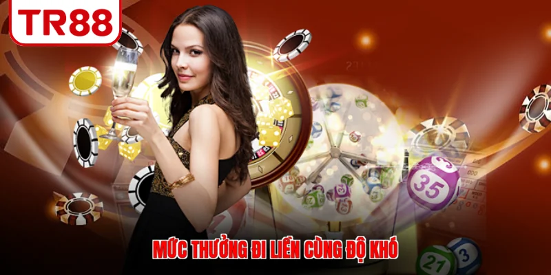 Mức thưởng đi liền cùng độ khó