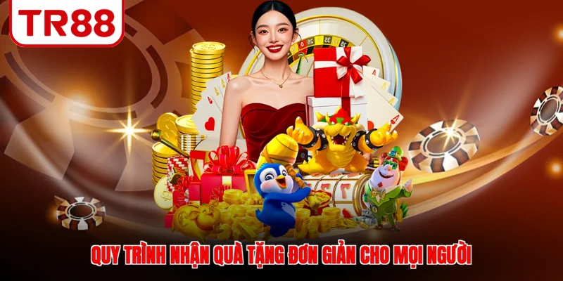 Quy trình nhận quà tặng đơn giản cho mọi người